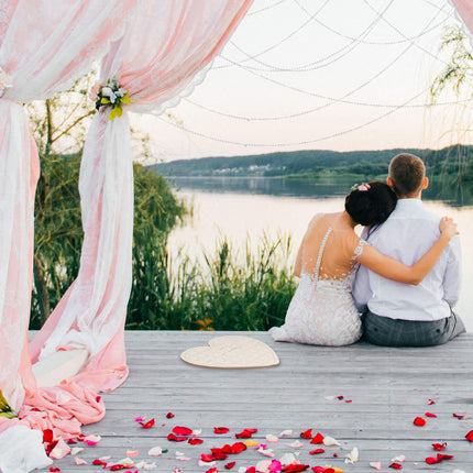 Puzzle livre d'or de mariage en bois