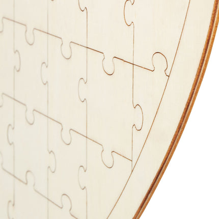 Puzzle livre d'or de mariage en bois