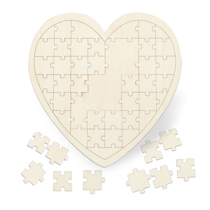 Puzzle livre d'or de mariage en bois