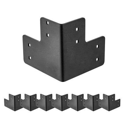 Workbench Corner Brackets, 8-Piece Steel, 2204 lb Load