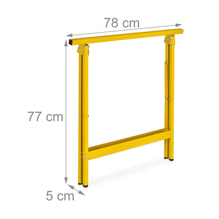 Montageständer, 2 Stück, gelb