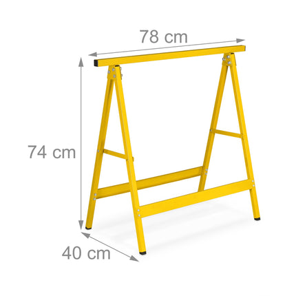 Montageständer, 2 Stück, gelb