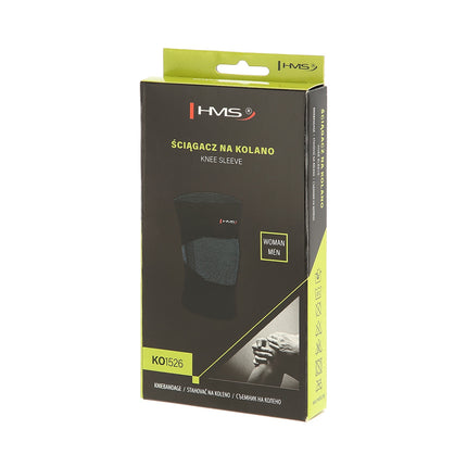 Kniebandage XL, Türkis-Schwarz, Kompressionshülle