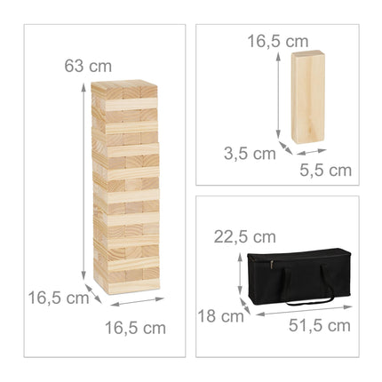 Tour oscillante XL en bois