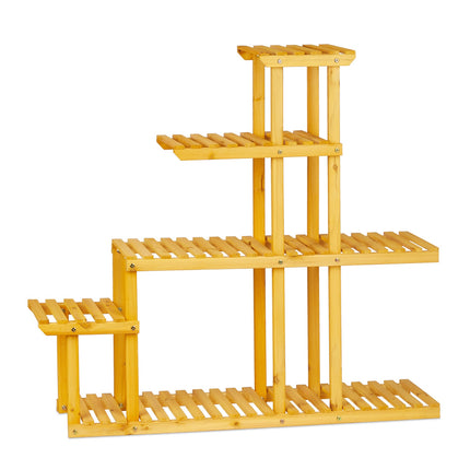 Support à plantes XL en bois à 5 niveaux