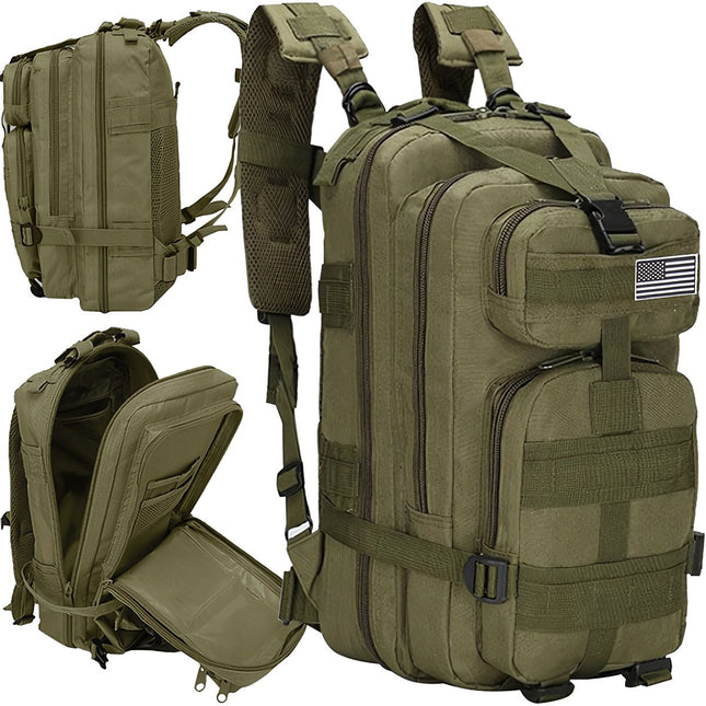 XL Militärrucksack, grün 
