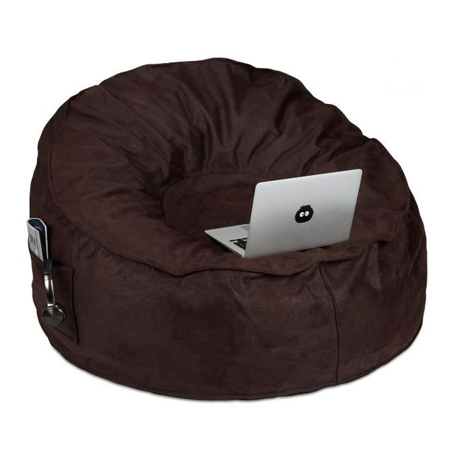 XXL Sitzsack in Wildlederoptik