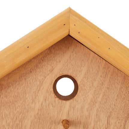 Mangeoire à oiseaux XXL avec support - Bois de sapin, toit résistant aux intempéries
