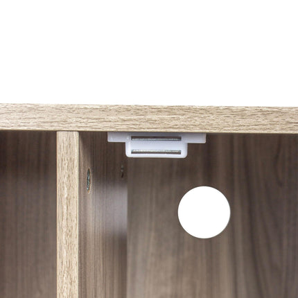 Armoire à litière pour chat XXL avec tapis - Double compartiment