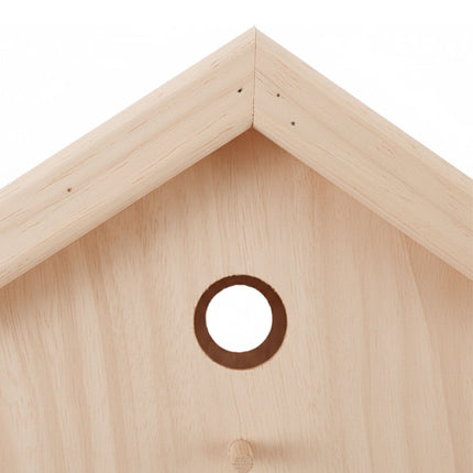 Mangeoire à oiseaux XXL autoportante avec support, en bois de sapin