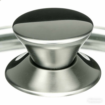 Grande casserole antiadhésive en fonte d'aluminium avec couvercle