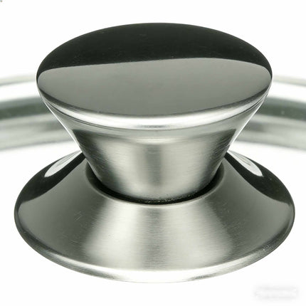 Grande casserole antiadhésive avec couvercle en verre