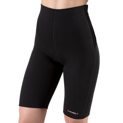 XXL-Schlankheitsshorts, Schwarz, Hoher Bund, formgebend