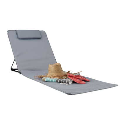 Tapis de plage XXL avec oreiller