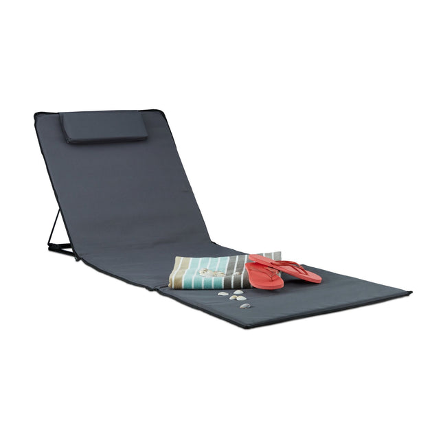 Tapis de plage XXL avec oreiller