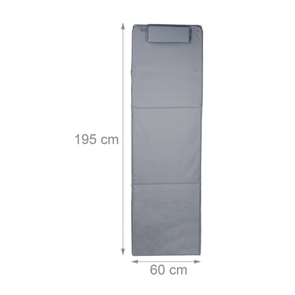 Tapis de plage XXL avec oreiller