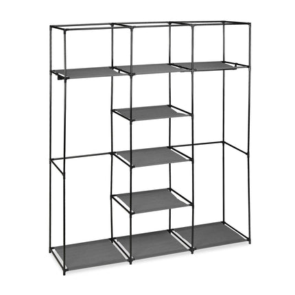 Armoire en tissu XXL avec 2 tringles à vêtements