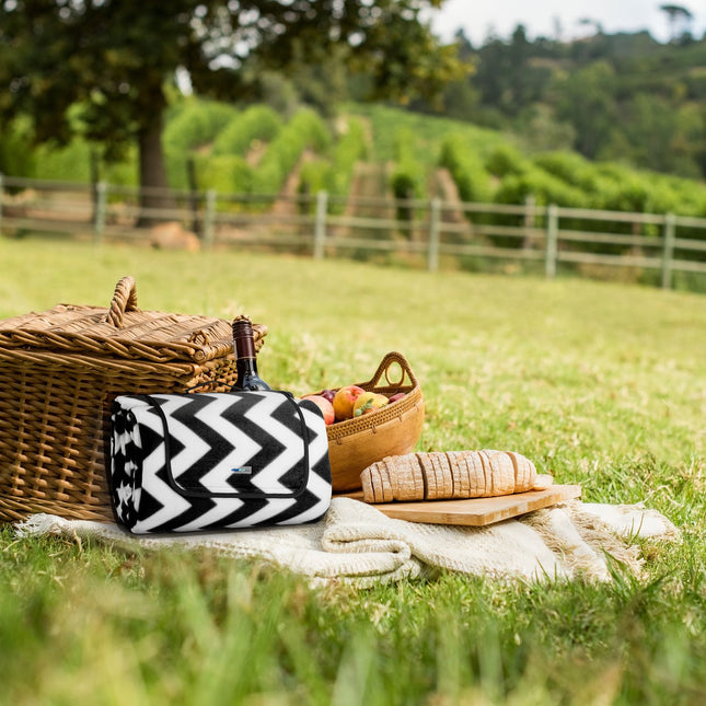 XXL-Picknickdecke mit Zickzack-Muster