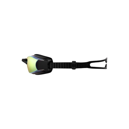 Gelbe Racing-Schwimmbrille, Antibeschlag, UV-Schutz