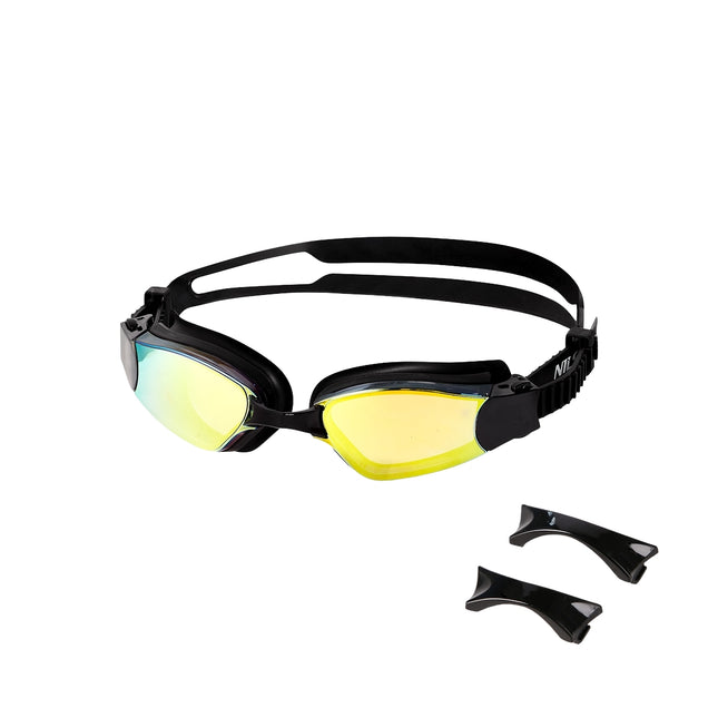 Lunettes de natation Yellow Racing, antibuée, protection UV