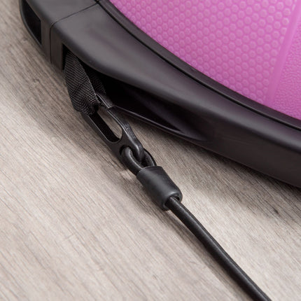 Yoga Halbmond Balance Trainer mit Seil, helllila, Ø 64cm