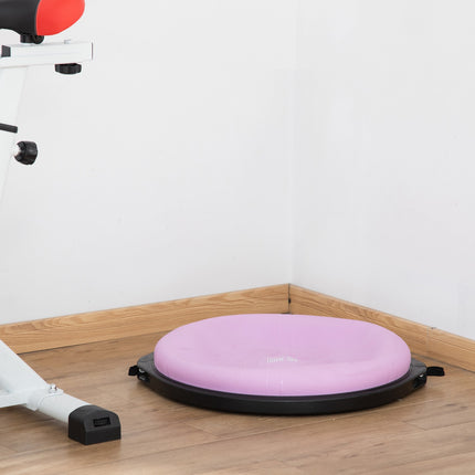 Yoga Halbmond Balance Trainer mit Seil, helllila, Ø 64cm