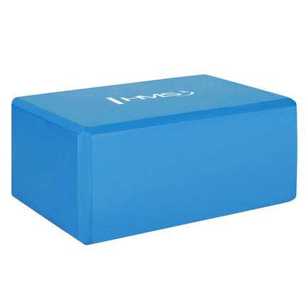 Bloc de yoga, bleu, mousse, léger, antidérapant