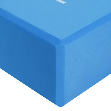 Bloc de yoga, bleu, mousse, léger, antidérapant