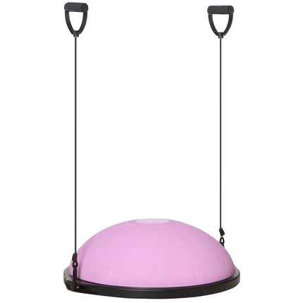 Yoga Halbmond Balance Trainer mit Seil, helllila, Ø 64cm