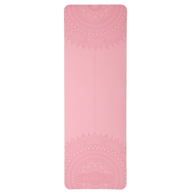Tapis de yoga TPE, rose clair, antidérapant, 10 mm