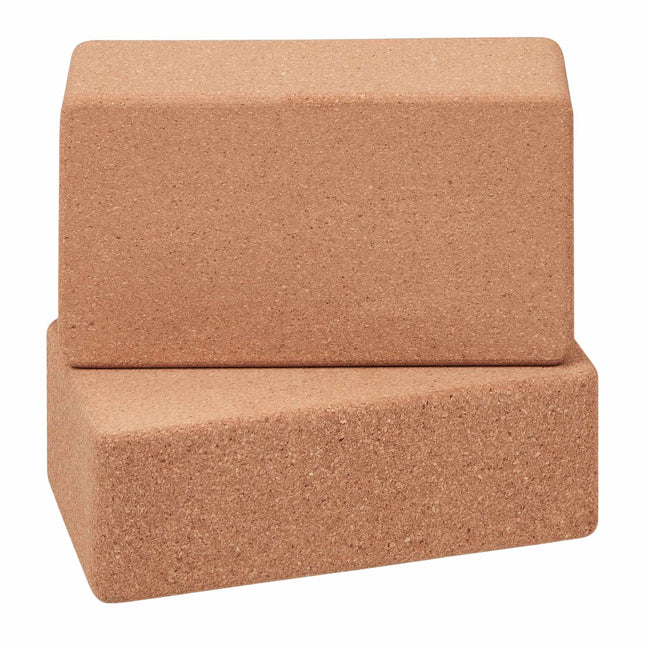Yogablock aus Kork, 2er-Set