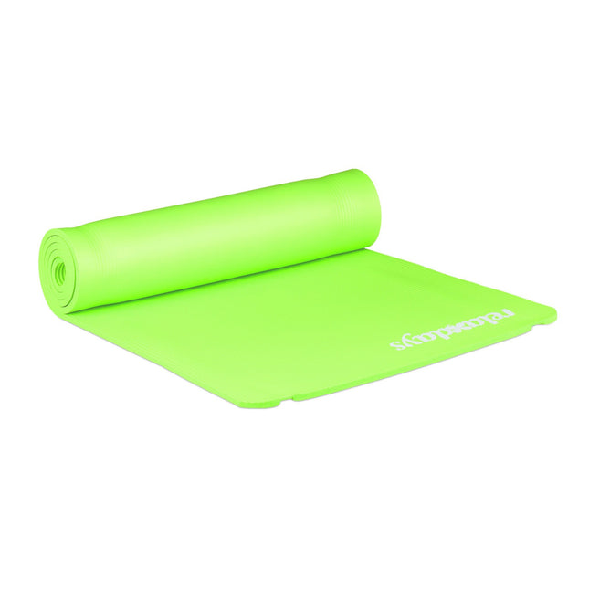 Tapis de yoga de 1 cm d'épaisseur de couleur unie