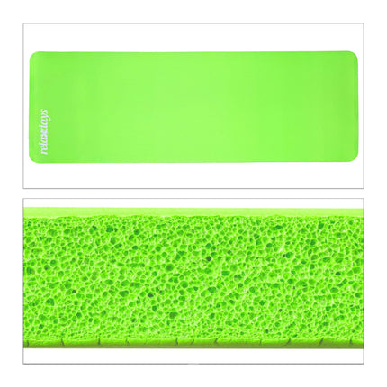 Tapis de yoga de 1 cm d'épaisseur de couleur unie