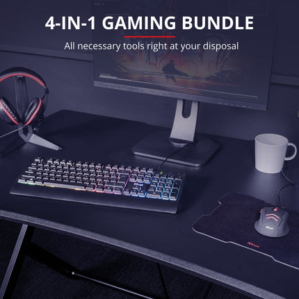 Ziva 4-in-1-Gaming-Paket (RGB-Tastaturversion)