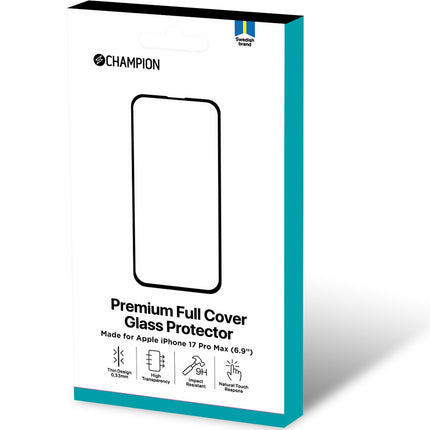 iPhone 17 Pro Max Displayschutzfolie aus gehärtetem Glas