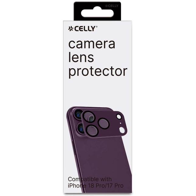 Protection d'objectif pour iPhone 18/17 Pro – Verre cerise