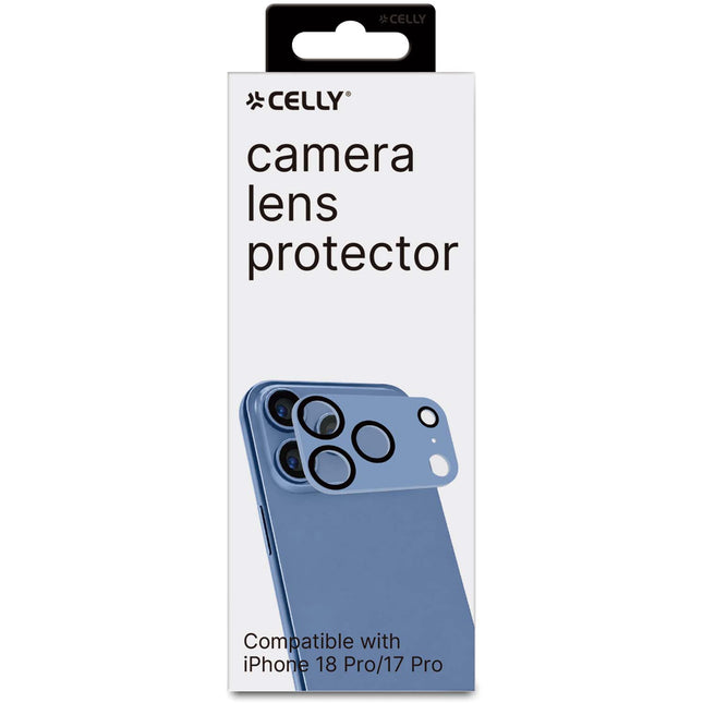 Protection d'objectif pour iPhone 18/17 Pro – Bleu clair