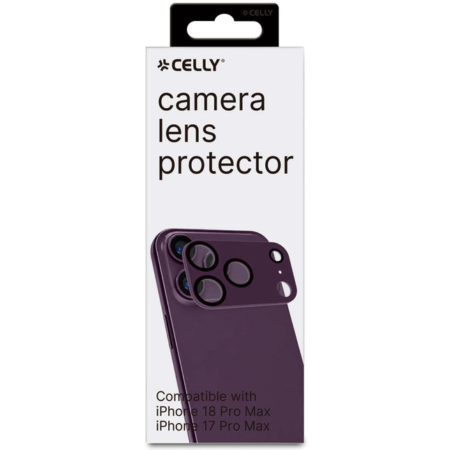 Protection d'objectif pour iPhone 18/17 Pro Max – Cerise