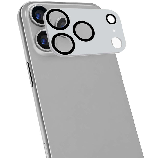 Protection d'objectif pour iPhone 18/17 Pro Max – Argent