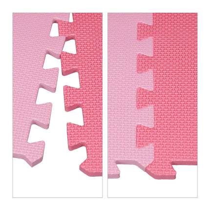 tapis puzzle avec 25 pièces et bordure