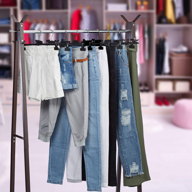 lot de 12 cintres à pantalons en plastique