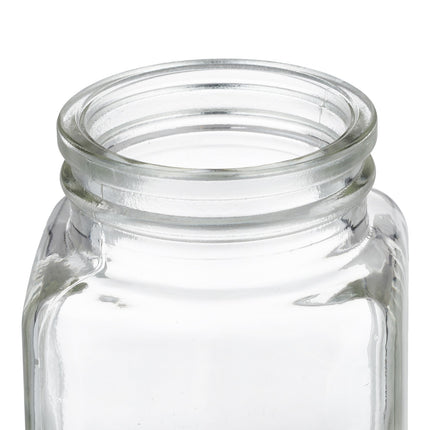 lot de 16 pots à épices carrés en bambou