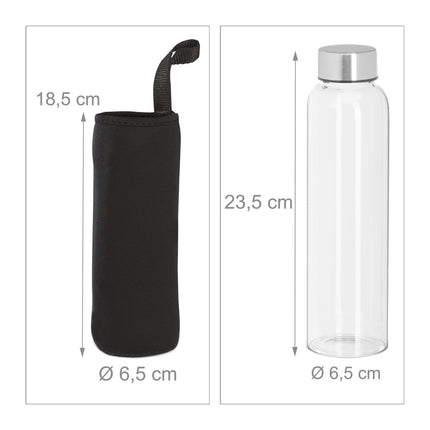 lot de 2 gourdes 500 ml