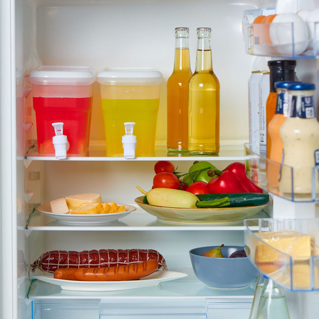 2er Set Tränkeeimer Kühlschrank 3 l