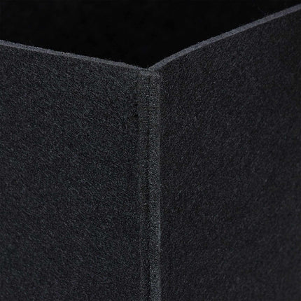 2er Set Kaminholzsäcke aus Filz Schwarz