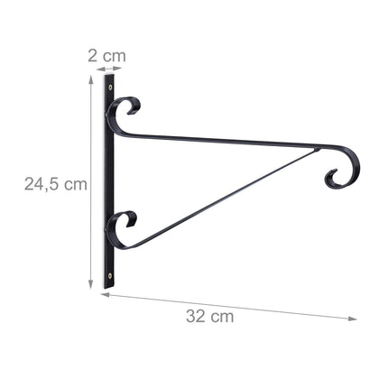 ensemble de 2 supports de panier suspendu