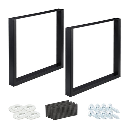 2er Set Tischläufer schwarz