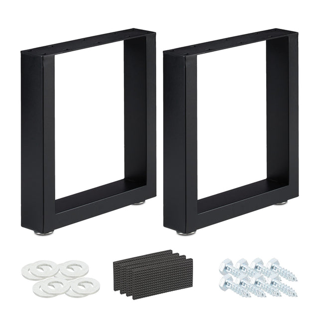 2er Set Tischläufer schwarz