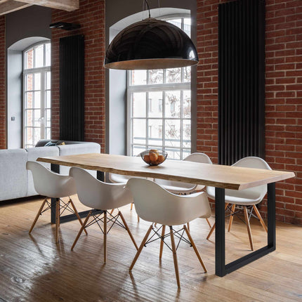 lot de 2 chemins de table noirs