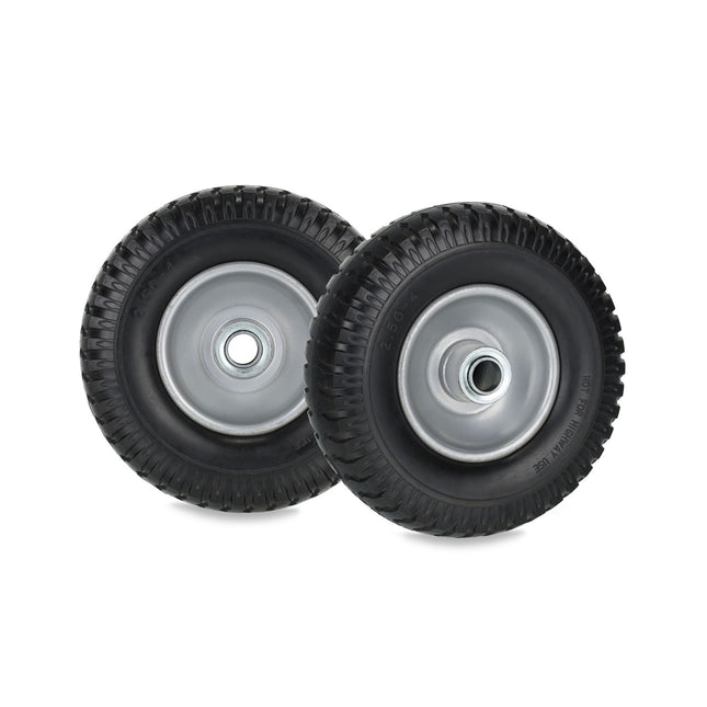 jeu de 2 roues de brouette 2.50-4